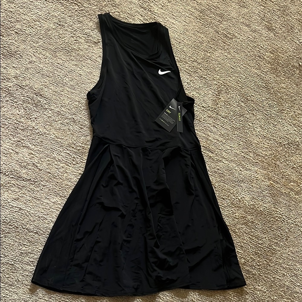 Nike Black Athletic Tennis Halter Sundress